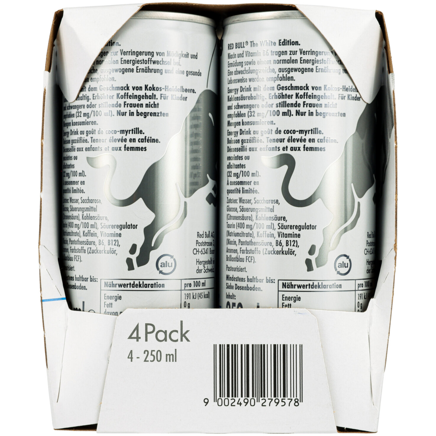 Red Bull White Edition 4x25cl -100cl