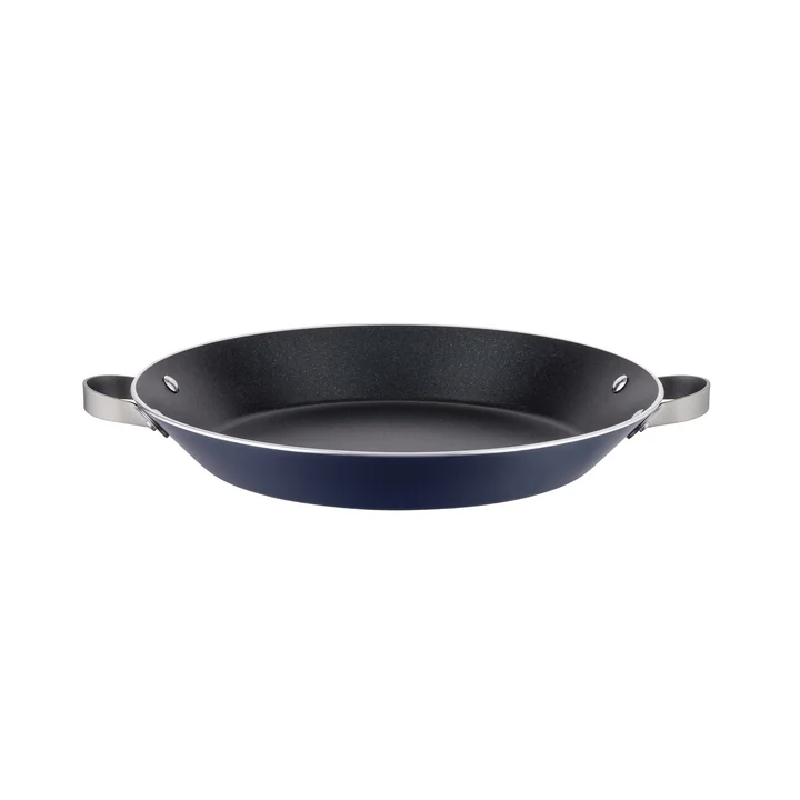 Alessi - Tama Pfanne mit 2 Griffen, Ø 32 cm, dunkelblau