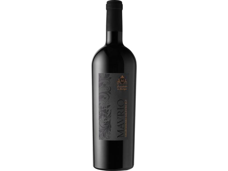 Mavrio Negroamaro Salento IGP 0.75 l Süsslicher Rotwein aus Italien