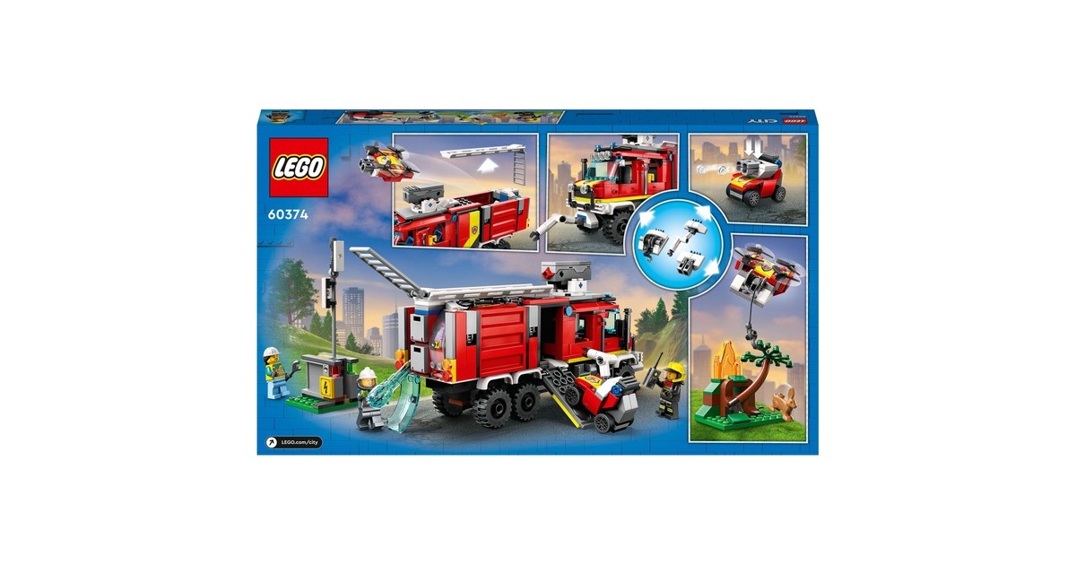 LEGOCity - Brandweerwagen Constructiespeelgoed  (60374)