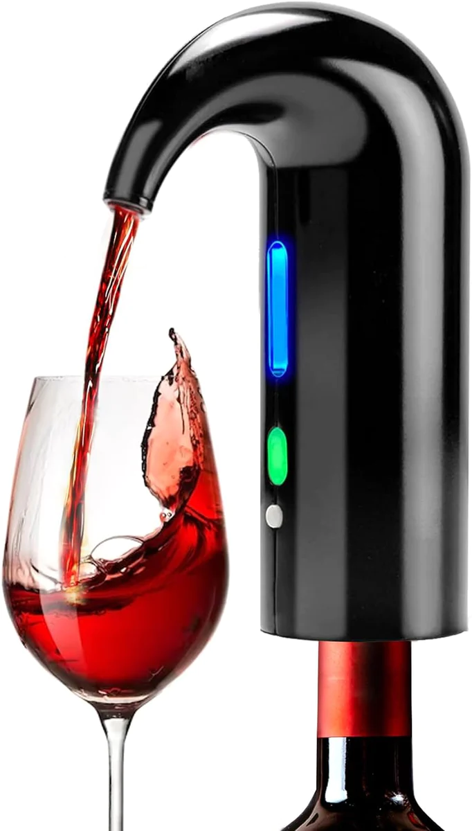 Aérateur distributeur à vin électrique noir Vendos85