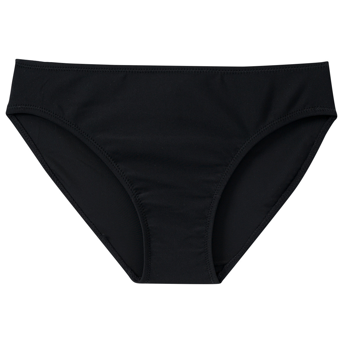 Yigga Mädchen Bikini mit Spitzen-Einsatz schwarz
