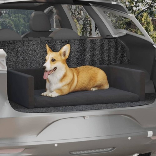 Cama baú preta Vidaxl para cães