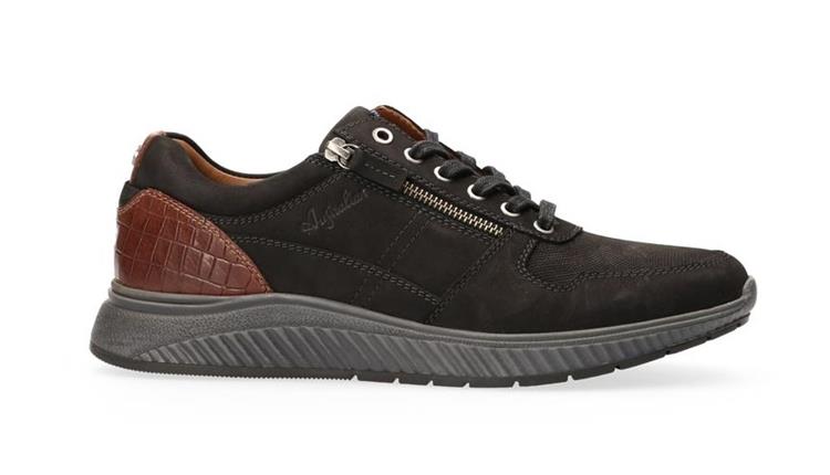Australian Footwear Hurricane Leather ZWART