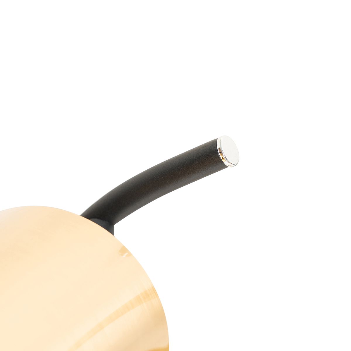 Moderne plafondlamp zwart en goud 3-lichts - Lofty