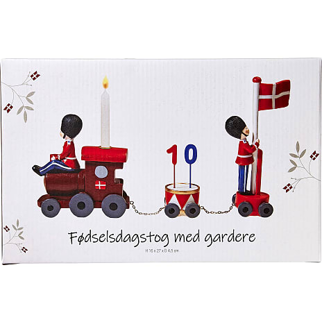 Fødselsdagstog med garder
