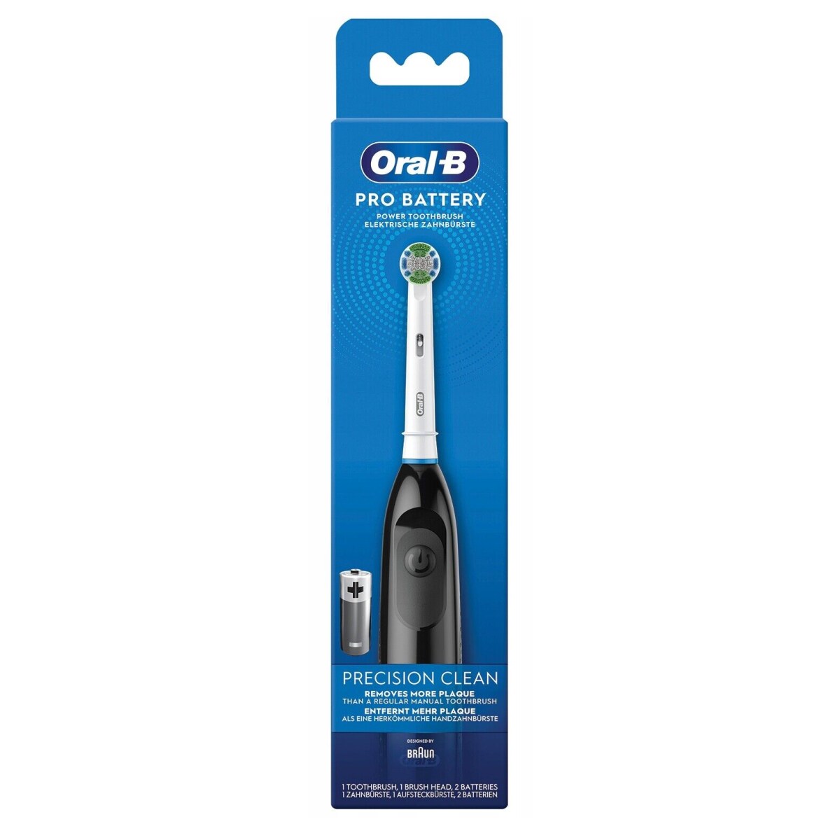 Oral-B Batteriezahnbürste Adult schwarz DB5010