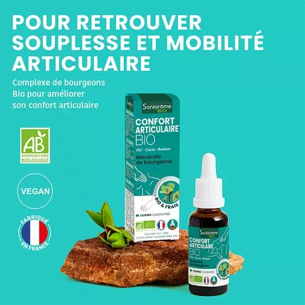 Santarome Bio - Complexo Orgânico para Conforto das Articulações - Frasco de 30ml