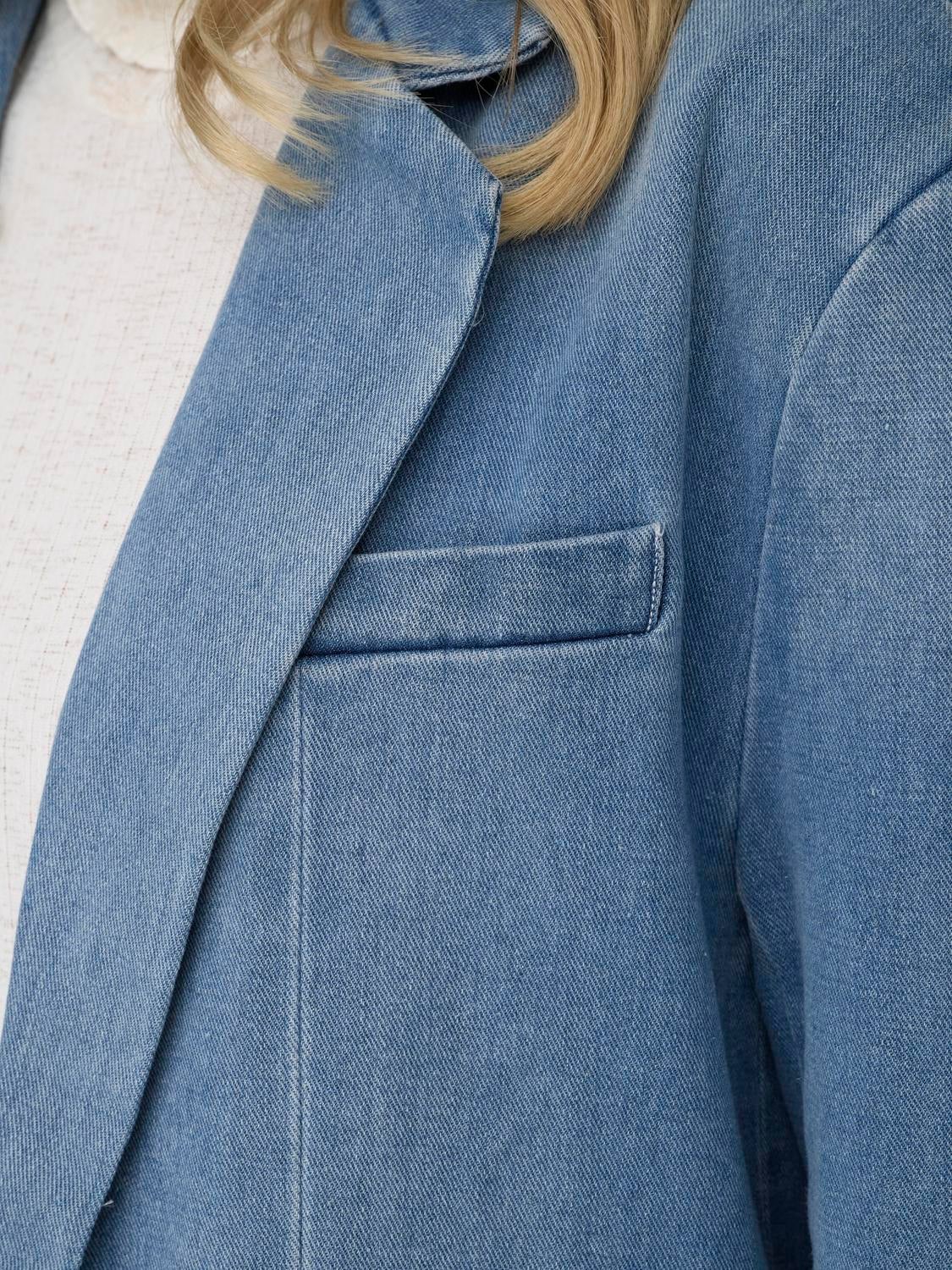 ONLCORY Blazer Light Blue Denim
