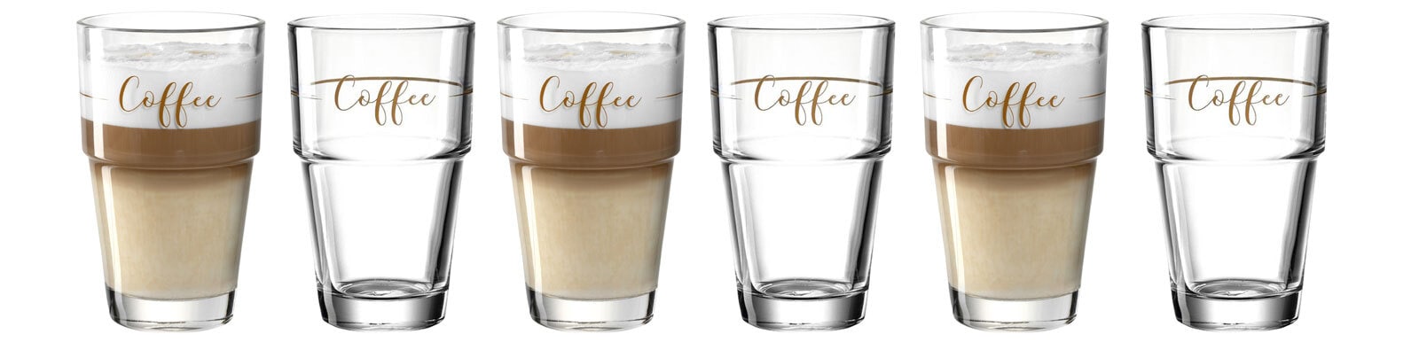 LEONARDO Becher SOLO COFFEE 6er Set