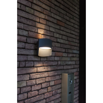 Lutec buitenlamp Lotus antraciet