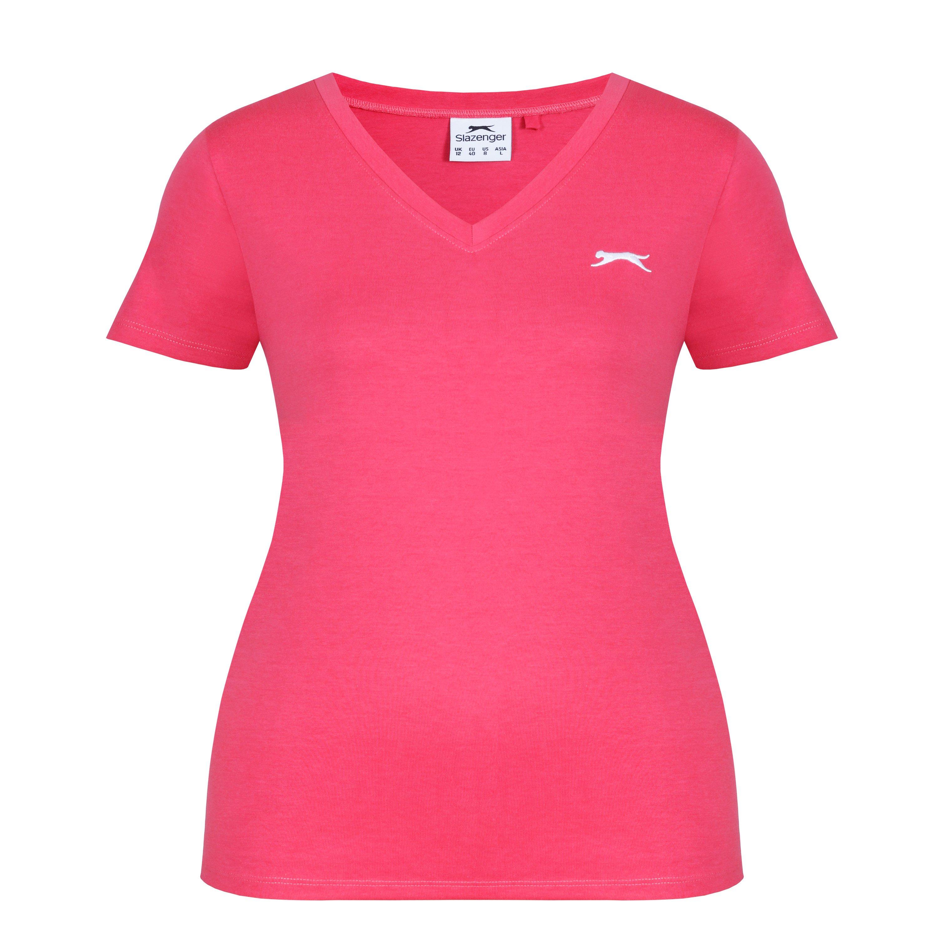Slazenger Ladies V Neck Tee Shirt