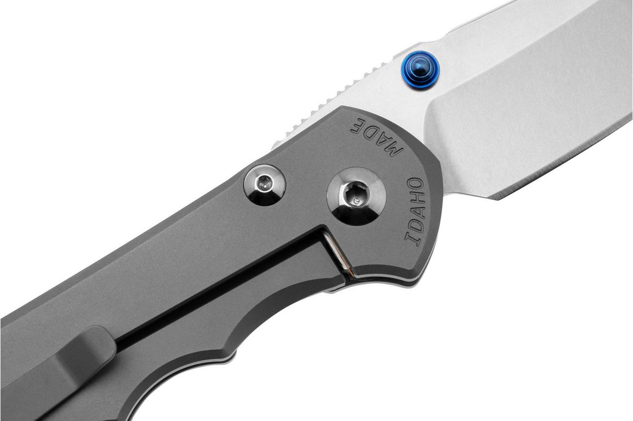 Chris Reeve Large Inkosi LIN-1122 CPM MagnaCut Insingo, Plain Glass Blasted Titanium, zakmes