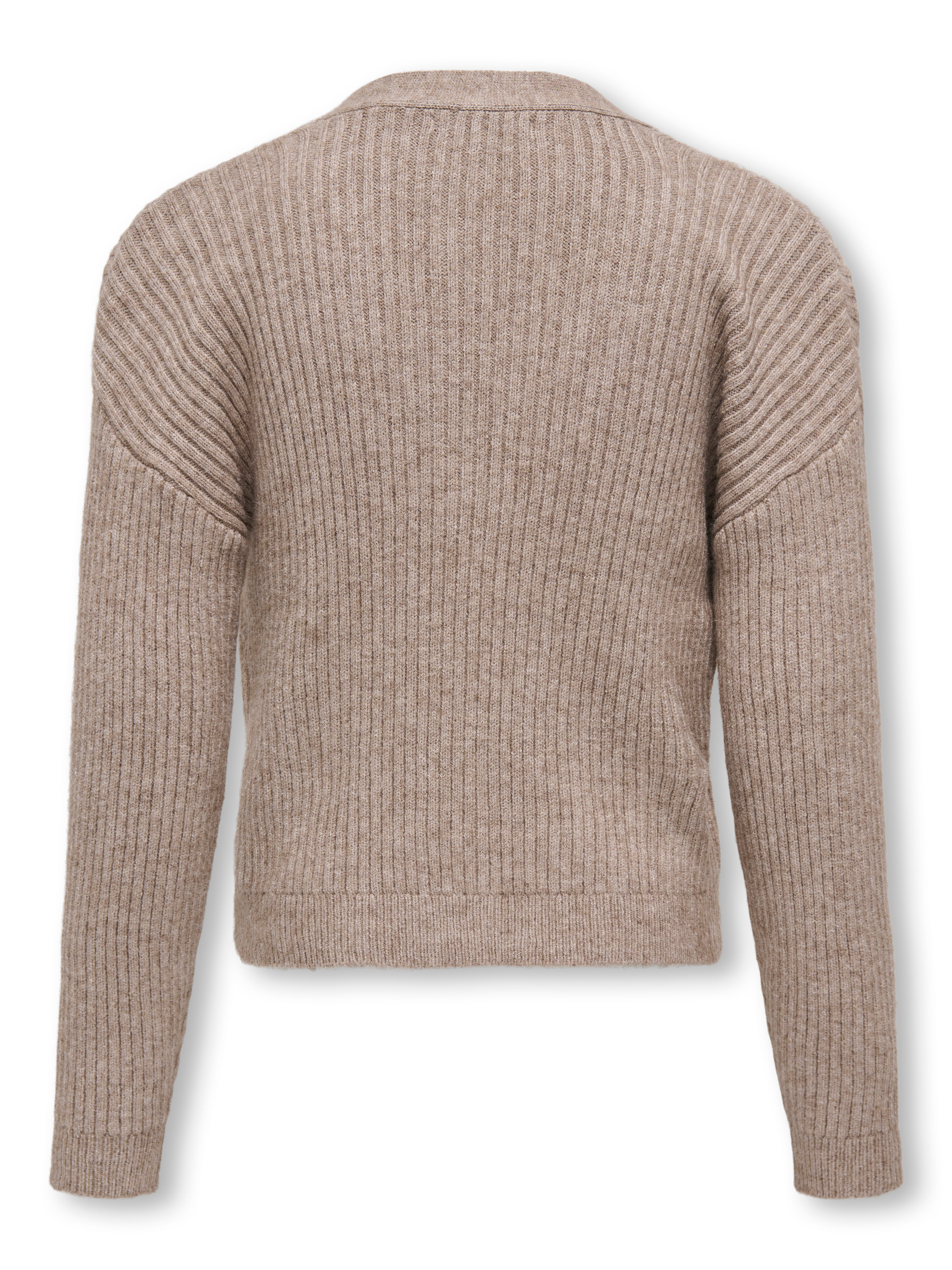 KOGMANDY Strickjacke Beige