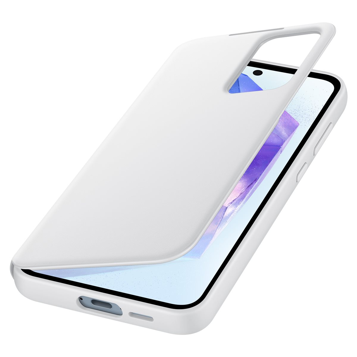 Galaxy A55 Smart View Book Cover Flipcase Hülle (EF-ZA556CWEGWW) - White (Weiss)