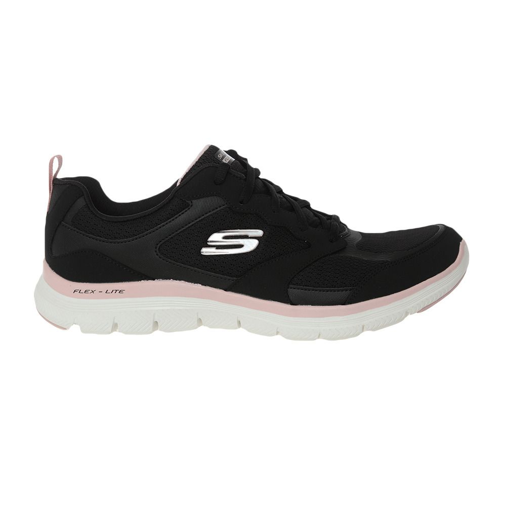 Skechers FLEX APPEAL 4.0 ACTIVE FLOW - Chaussures fitness Femme black/pink
