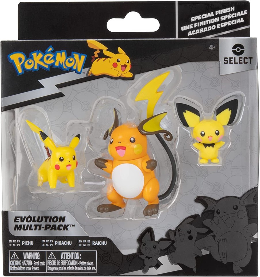Pokémon - Select Evolution 3-pakke - Pikachu