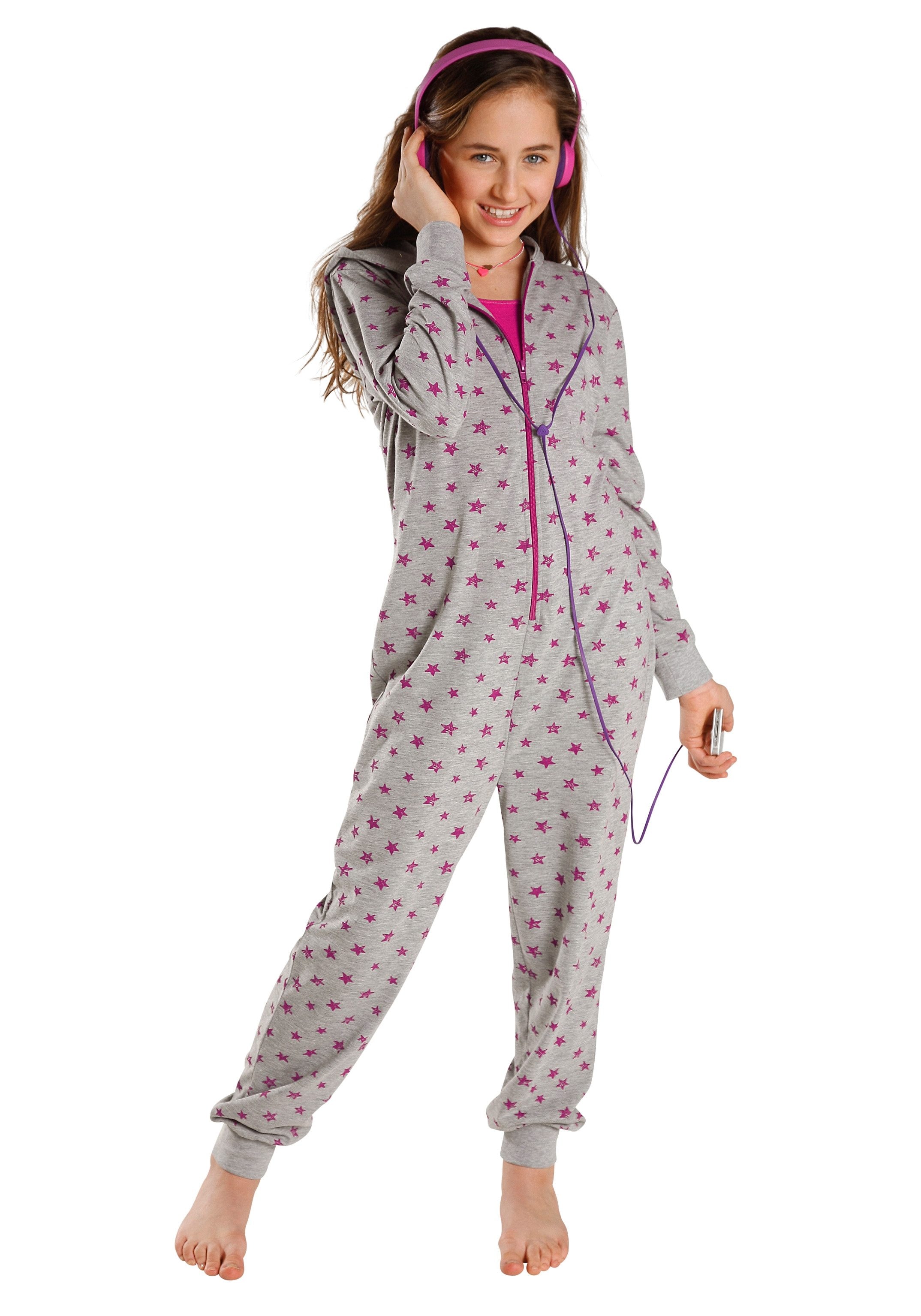 petite fleur Overall , toller Einteiler zum Relaxen, allover bedruckt