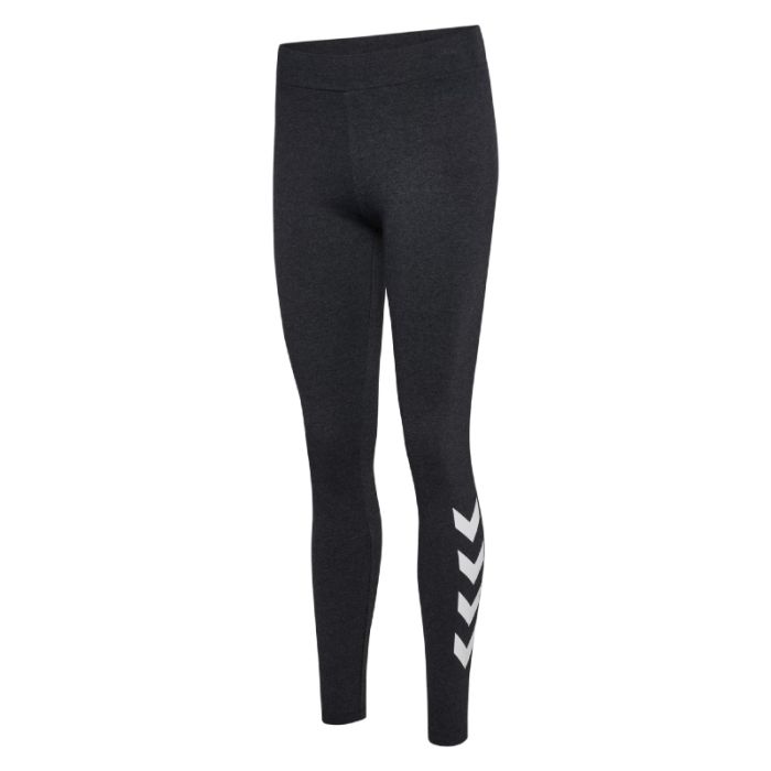 Hummel Dame Lange tights Pulse Logo MW Tights Sort