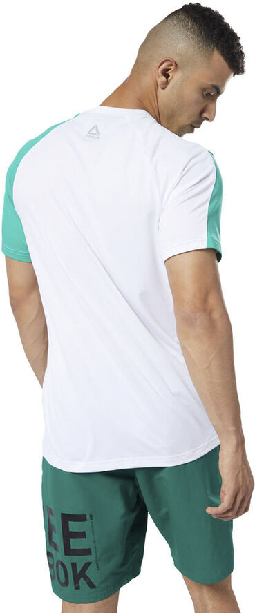 Reebok One Series Training Colorblock T-shirt Hvid