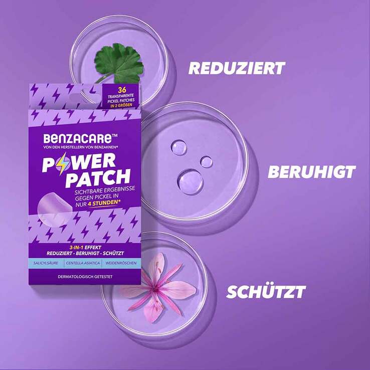 Benzacare Power Patch gegen Pickel, 36 St