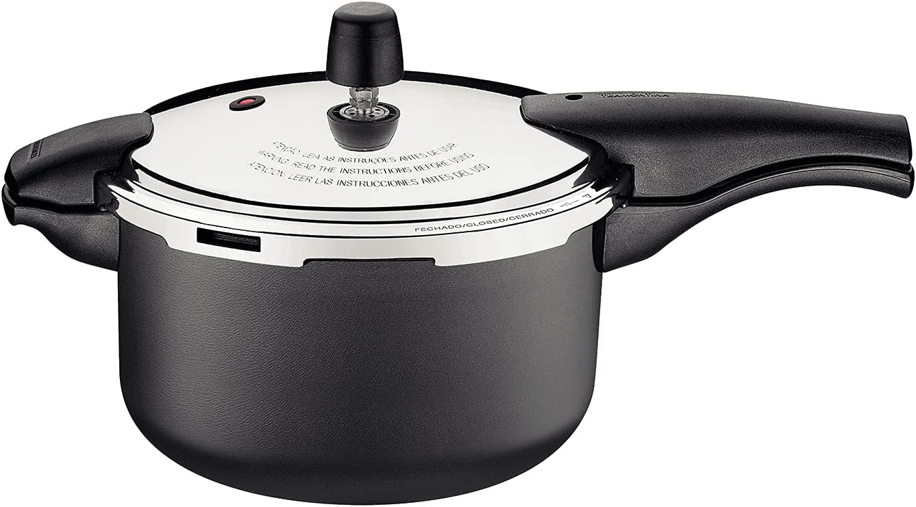 Panela de Press&atilde;o, Vancouver, Vermelha, 6L, Tramontina