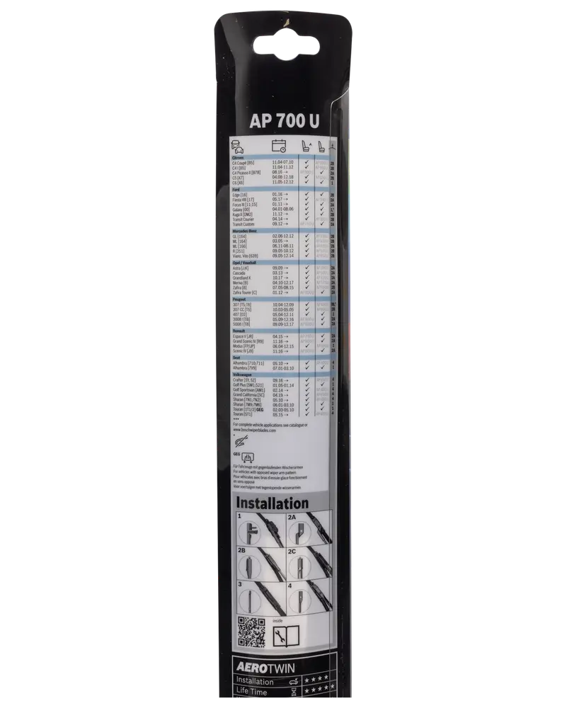 BOSCH Viskerblad 700 mm