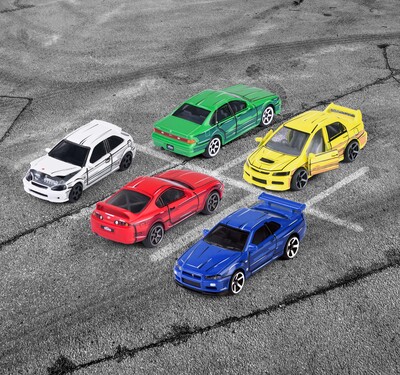 Majorette Japan Series Biler Gaveeske 5-Pack