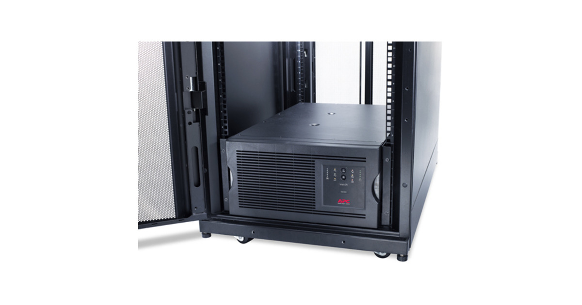 APCSmart-UPS SUA5000RMI5U - 5000VA ups  (Zwart, 8x C13, 2x C19 uitgang, NMC, 5U, Rackmount/Tower)