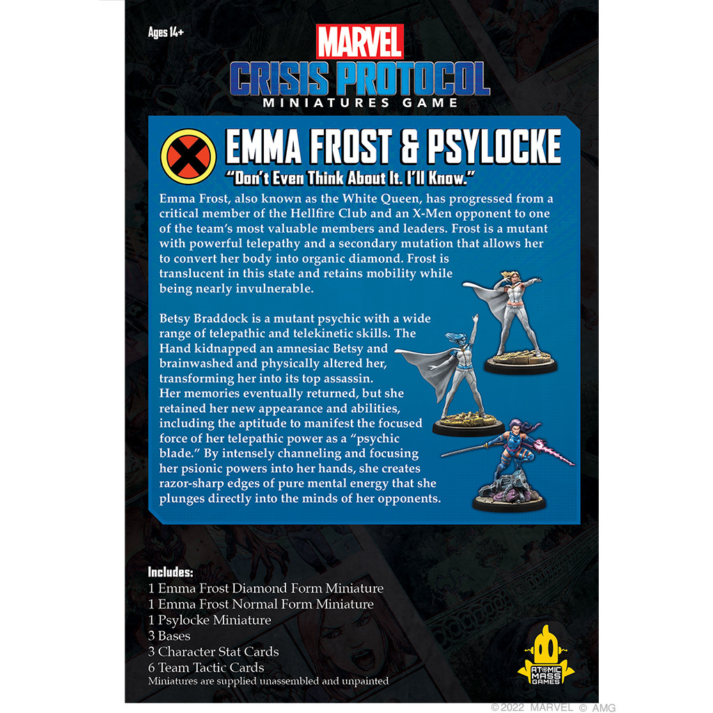 Marvel Crisis Protocol - Emma Frost & Psylocke