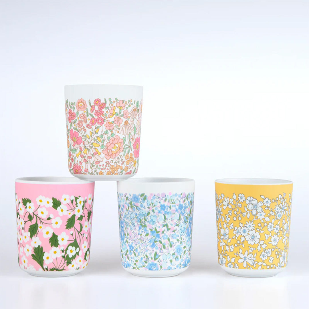 Meri meri bekers herbruikbaar liberty - 4st