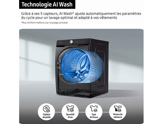 SAMSUNG - Lave linge Frontal WF20DG8650BW