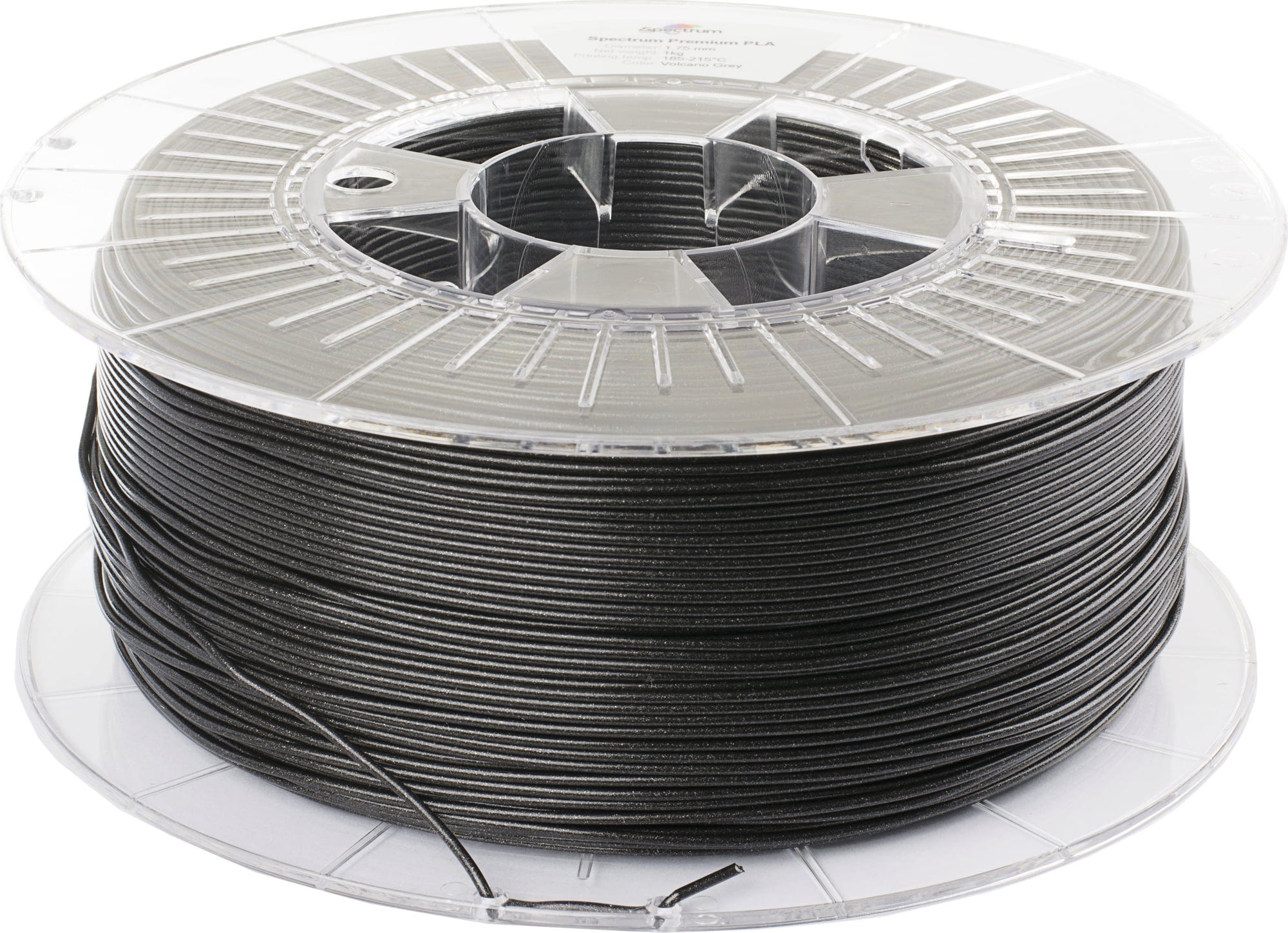 Spectrum  PLA Glitter Volcano Grey, 1,75 mm / 1000 g    Glitzerndes PLA-Filament