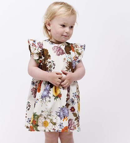 Christina Rohde Kleid - Weiß m. Blumen
