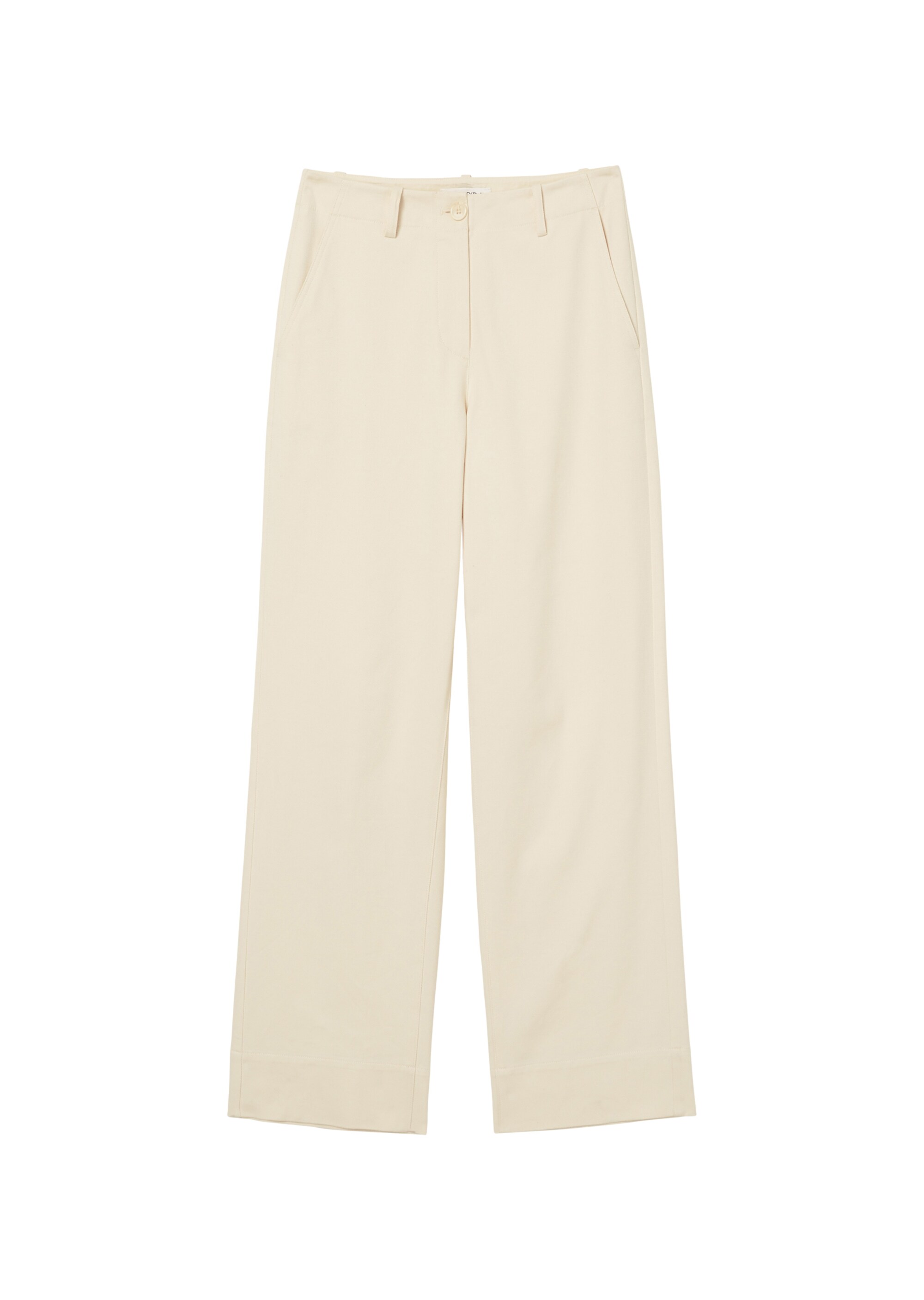 Wide Leg Pantsaus hochwertiger Twill-Qualität