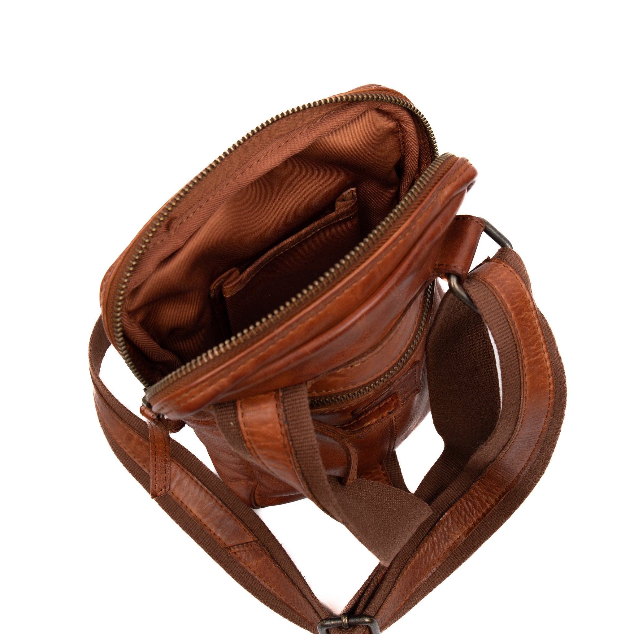 Crossbody tas 'Sasha' cognac Cognac