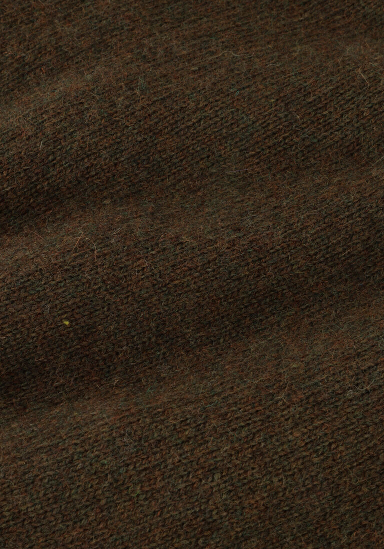 ANERKJENDT donkergroene anerkjendt trui akrico lambswool knit
