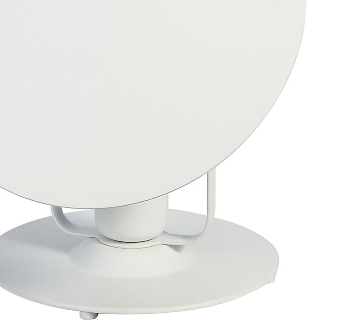 Lampe à poser Kiranat E27 IP20 blanc