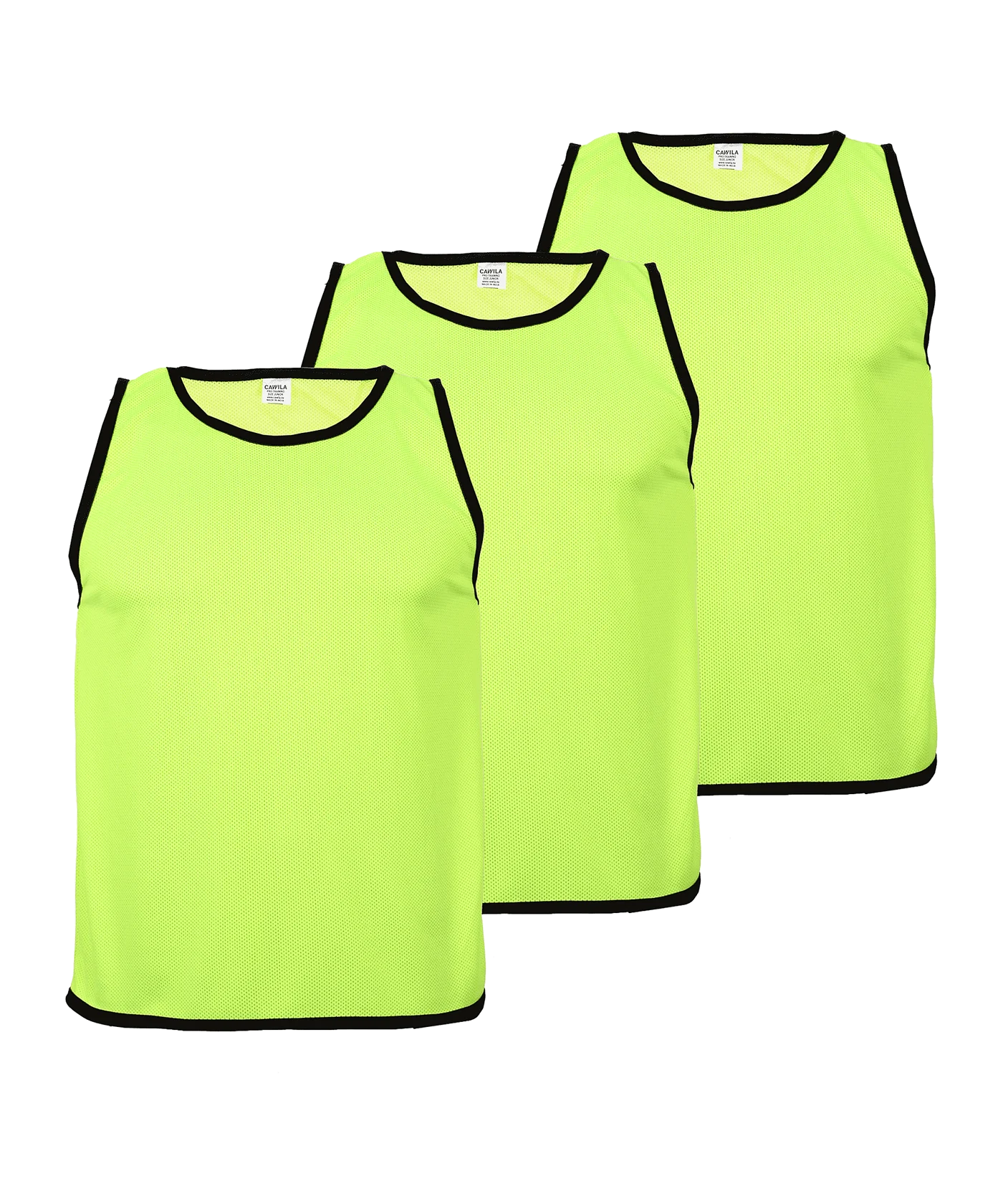 Cawila ACADEMY Trainingsleibchen 3er Set Gelb
