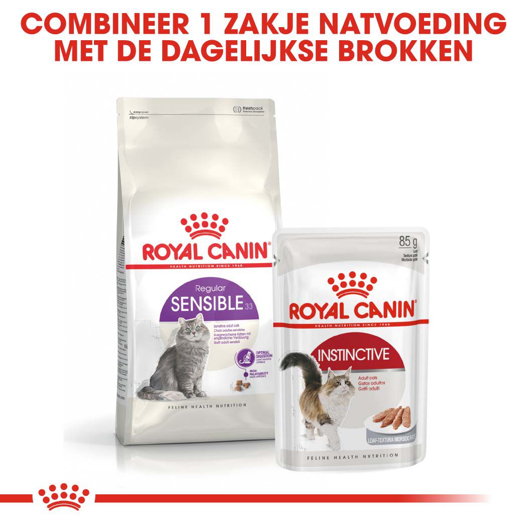 Royal Canin Sensible 33 - Kattenvoer - 10 Kilogram - Gevogelte