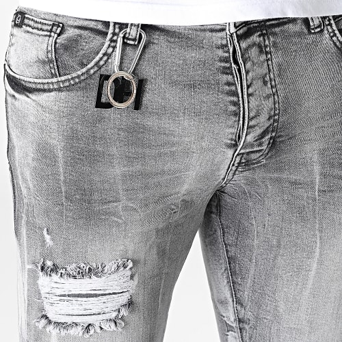 Jean Skinny DHZ-3762 Gris Chiné