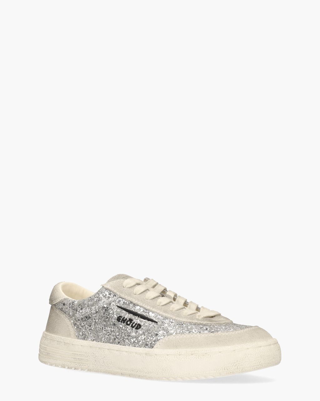Ghoud Lido Low Grijs/Zilver Damessneakers
