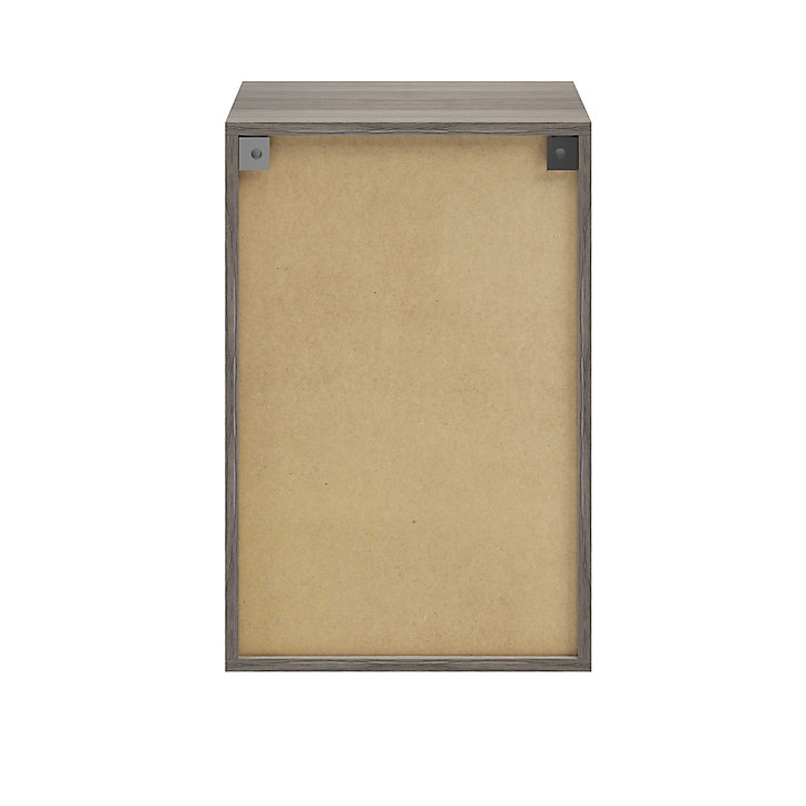 Caisson effet chêne grisé GoodHome Atomia H. 75 x L. 50 x P. 35 cm