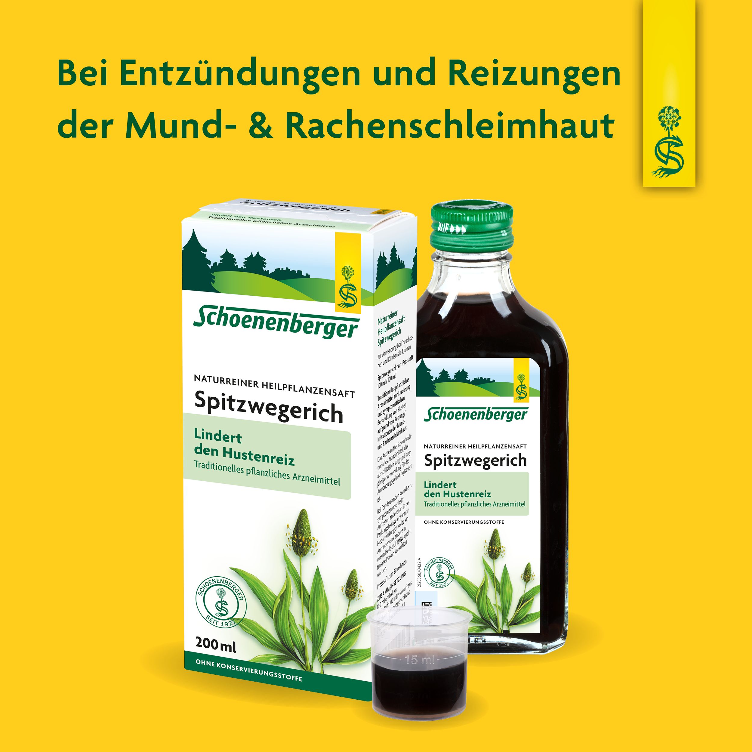 Schoenenberger® Heilpflanzensaft Spitzwegerich