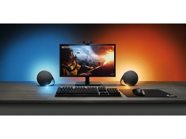 Logitech G560 - Højttalersystem - til PC - 2.1-kanal - trådløs - Bluetooth - USB - 120 Watt (Total)