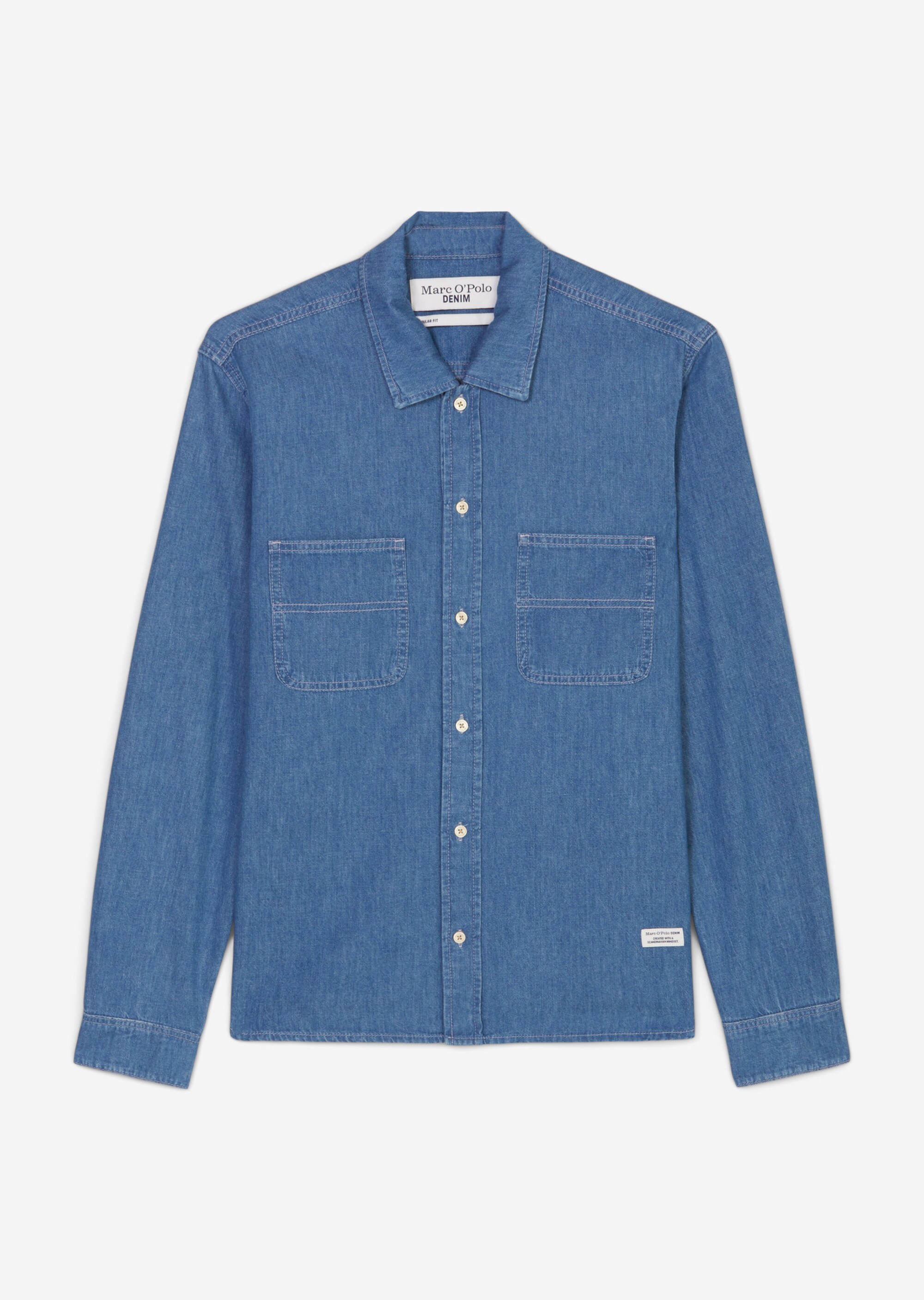 Jeanshemd regular aus reiner Bio-Baumwolle
