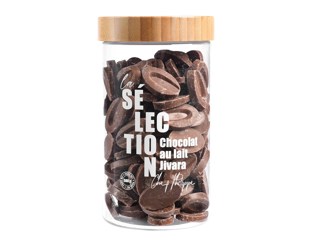 Chocolat au lait Jivara 40% - 500 g - Sélection Chef Philippe - Valrhona