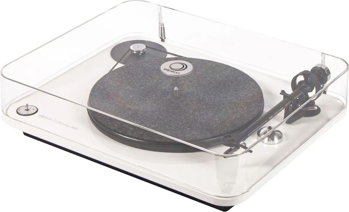 Elipson Chroma 400 Blanc laqué Platines vinyle hi-fi