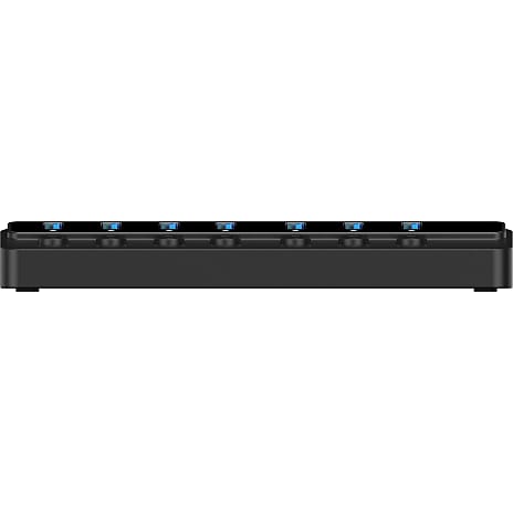 Deltaco USB-A hub 7-port - grå