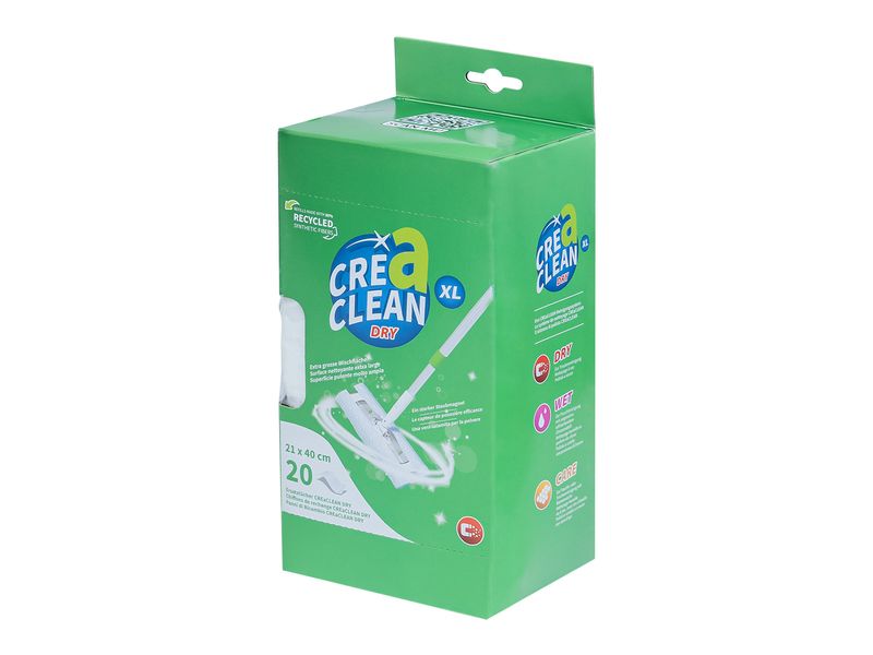 CreaClean Ersatztuch Dry XL 20 Stück Trockene Ersatztücher